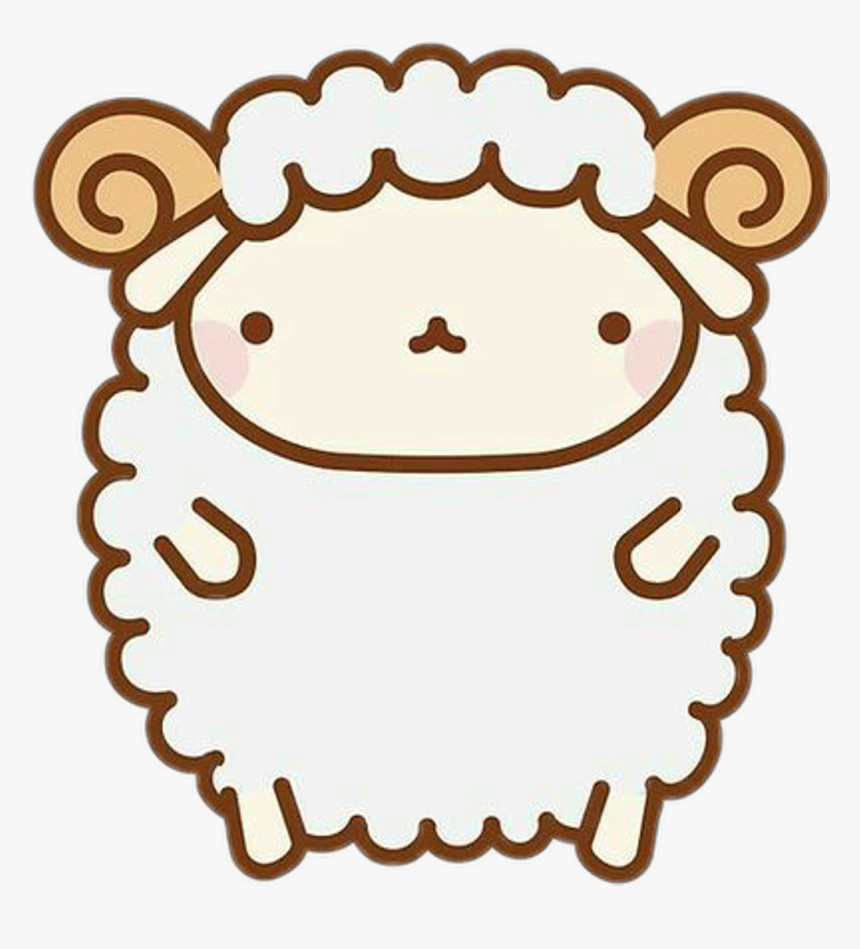 Cartoon Character Pink M Animal, anime sheep, purple, cartoon png | PNGEgg