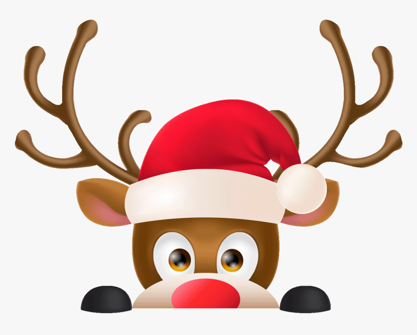 Sticker Interrupteur Renne De Noel Ambiance Sticker - Reindeer Christmas Transparent, HD Png Download, Free Download