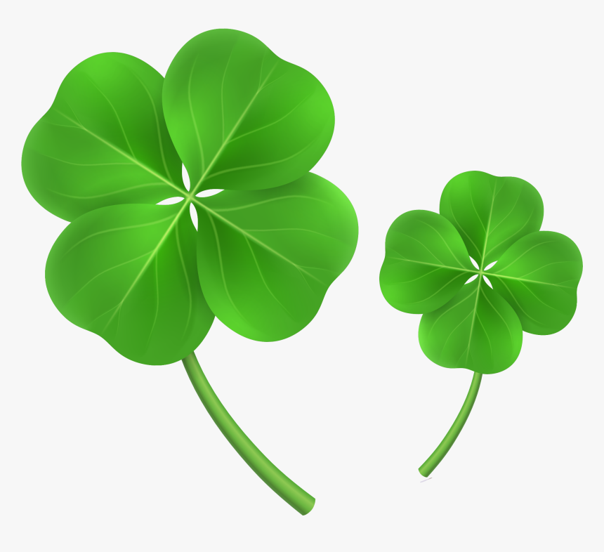 Four Leaf Clover Clipart Lucky - Trevo De 4 Folhas Vetor Png, Transparent Png, Free Download