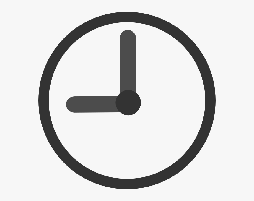 Clock 9 00 Transparent Clip Art At Clker Com Vector - Clip Art Clock Transparent, HD Png Download, Free Download