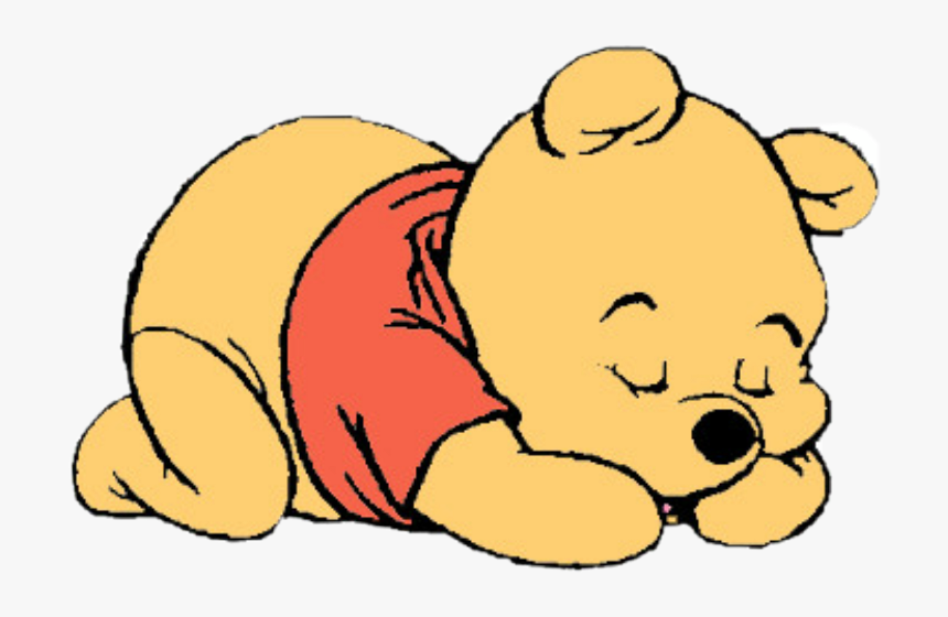 Largest Collection Of Free To Edit Goodnight 😂4 - Baby Winnie The Pooh Sleeping, HD Png Download, Free Download