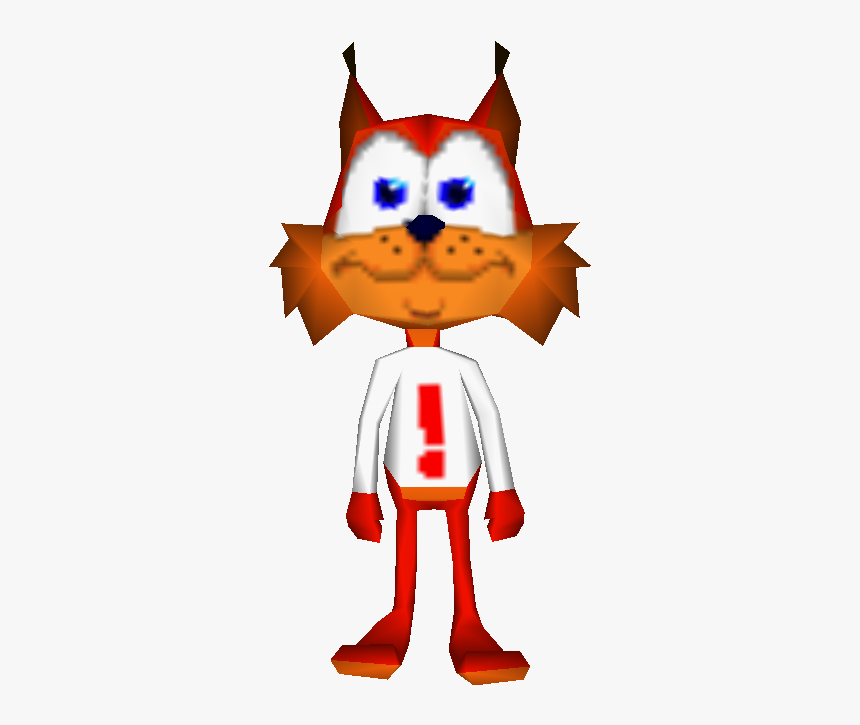 Download Zip Archive - Bubsy 3d Sprites, HD Png Download, Free Download