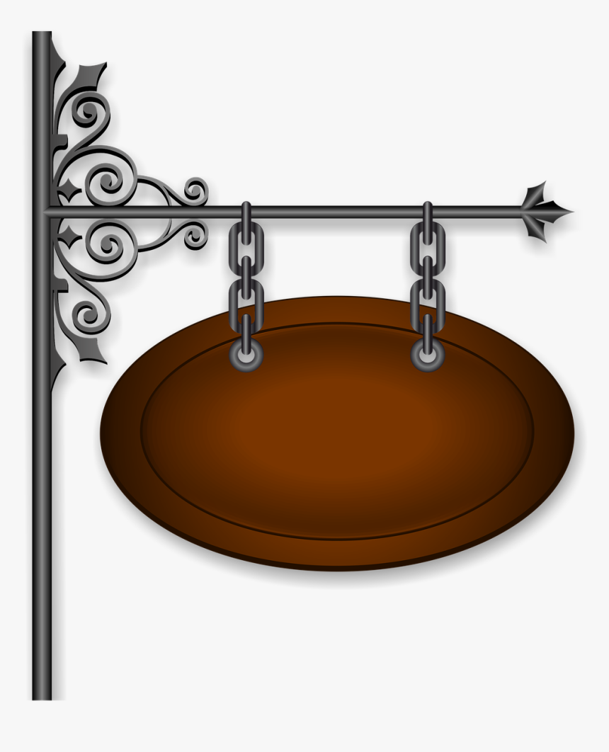 Wrought Iron Sign Clipart, HD Png Download, Free Download