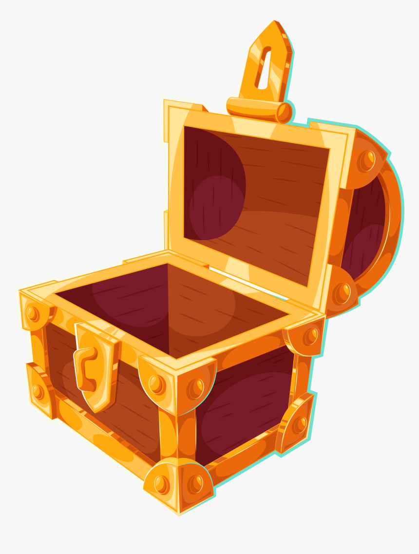 Transparent Open Box Png - Transparent Background Treasure Chest Clipart Png, Png Download, Free Download