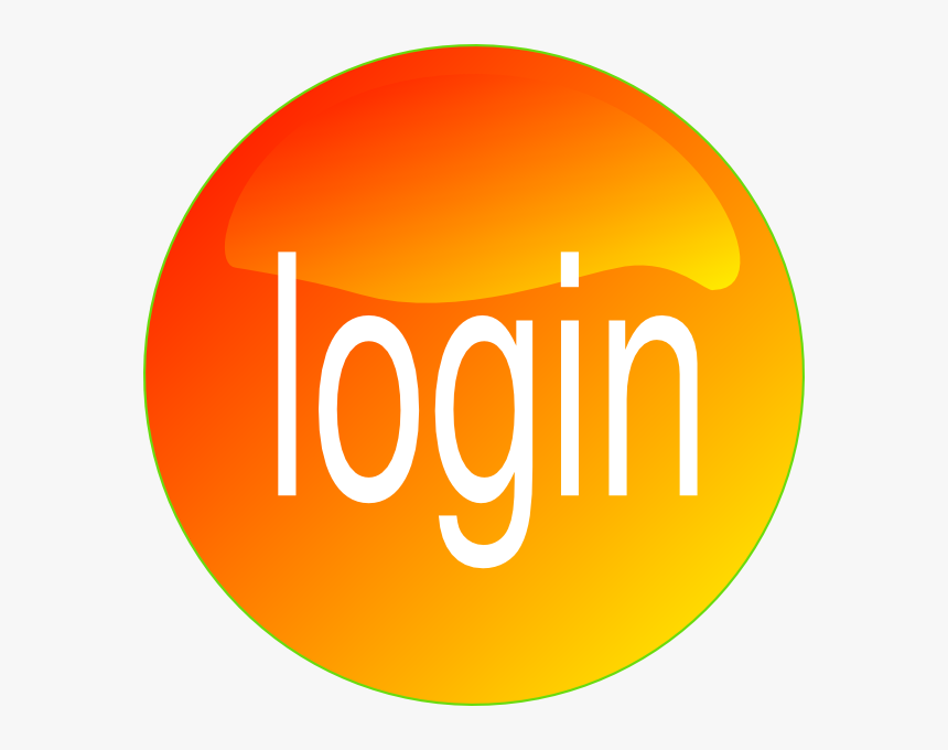 Transparent Login Buttons Png - Login Button Orange, Png Download, Free Download