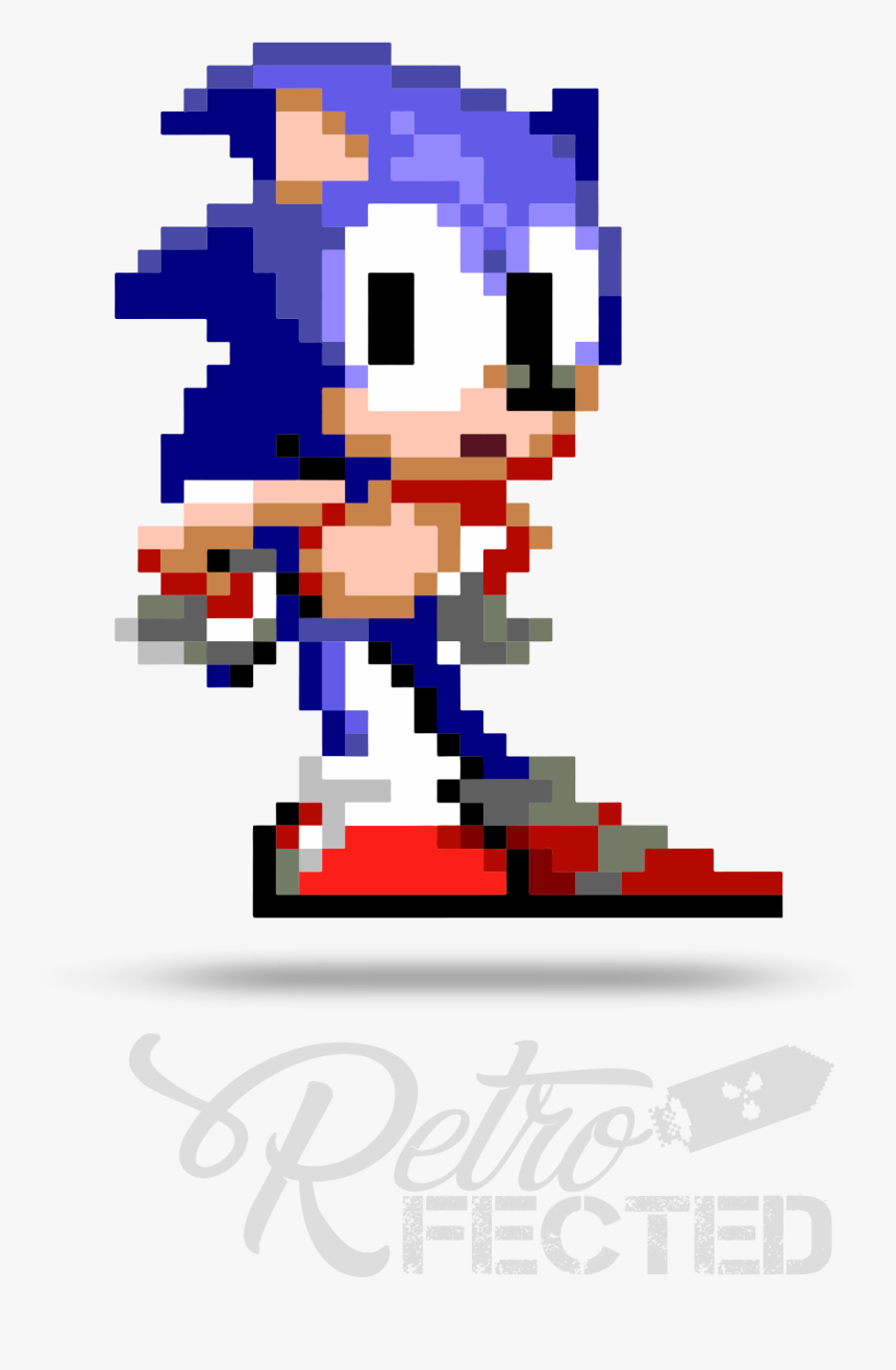 Transparent Waiting Png - 8 Bit Sonic Png, Png Download, Free Download
