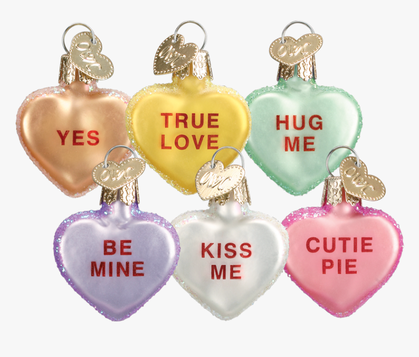 Conversation Heart Ornaments - Heart, HD Png Download, Free Download