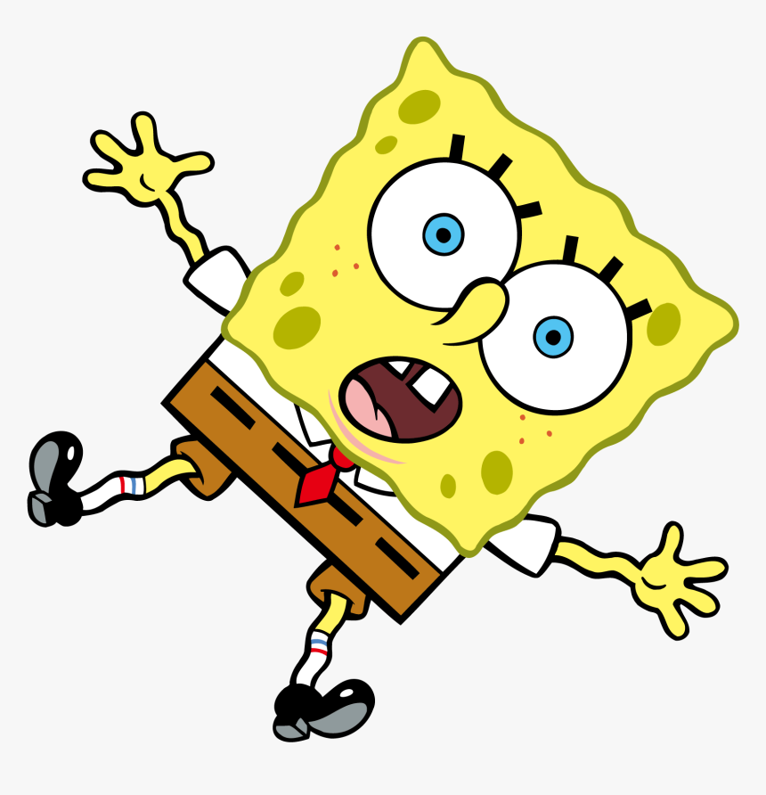 Drawn Cheese Spongebob Squarepants - Cartoon Transparent Spongebob Squarepants, HD Png Download, Free Download