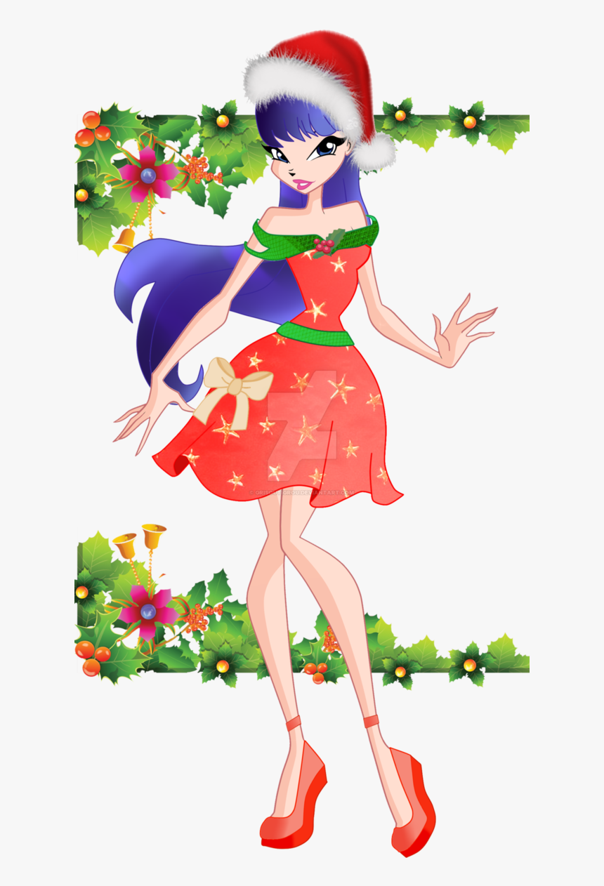 Musa Merry Christmas By Grisoutigrou - Winx Club Christmas Musa, HD Png Download, Free Download