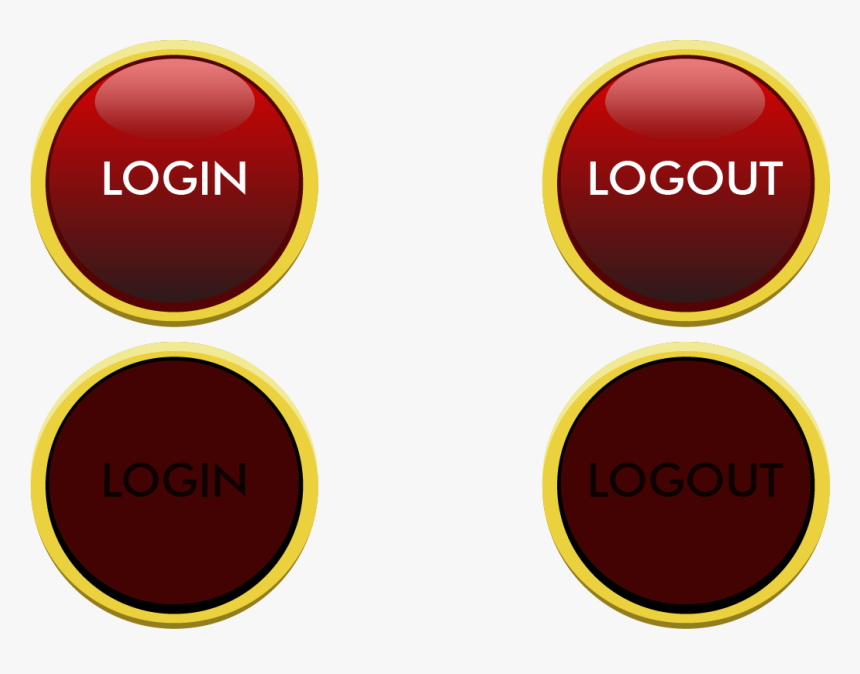 Steem Casino Buttons - Circle, HD Png Download, Free Download