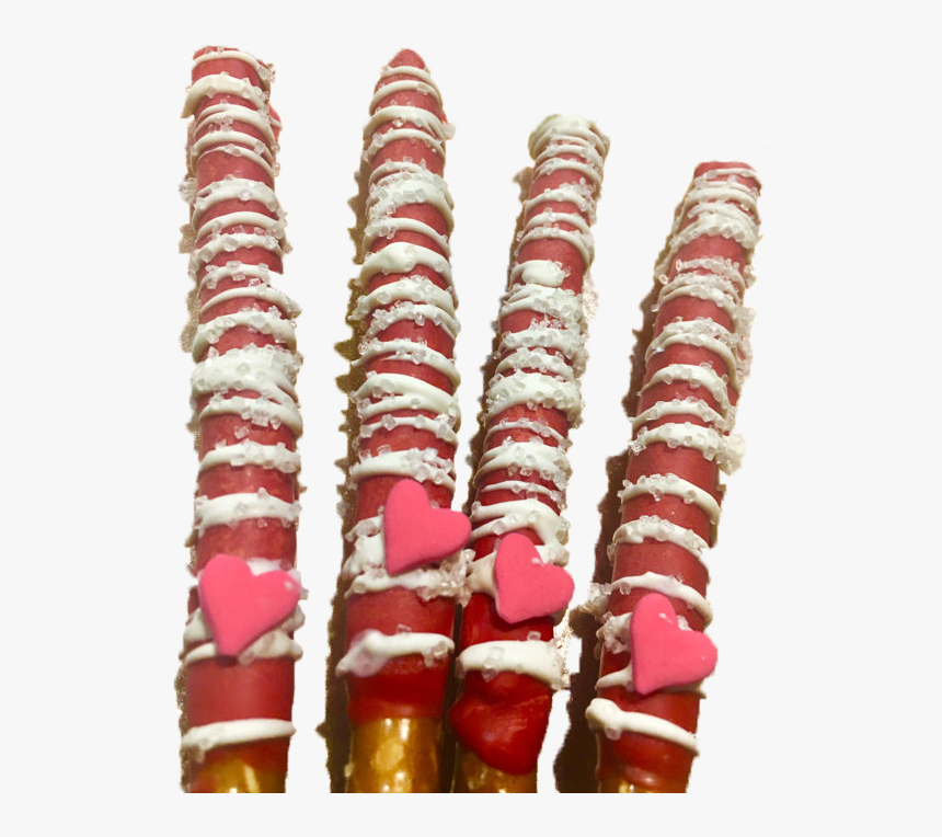 Valentines Day Red And White Chocolate Covered Pretzel - Sandwich Cookies, HD Png Download, Free Download