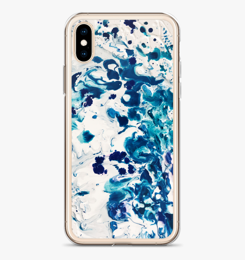Seafoam2 Mockup Case On Phone Gold Iphone Xxs - Mobile Phone Case, HD Png Download, Free Download