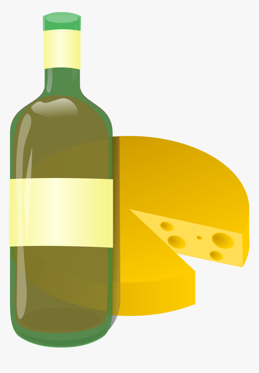 Wine And Cheese - Cartoon Wine And Cheese, HD Png Download, Free Download