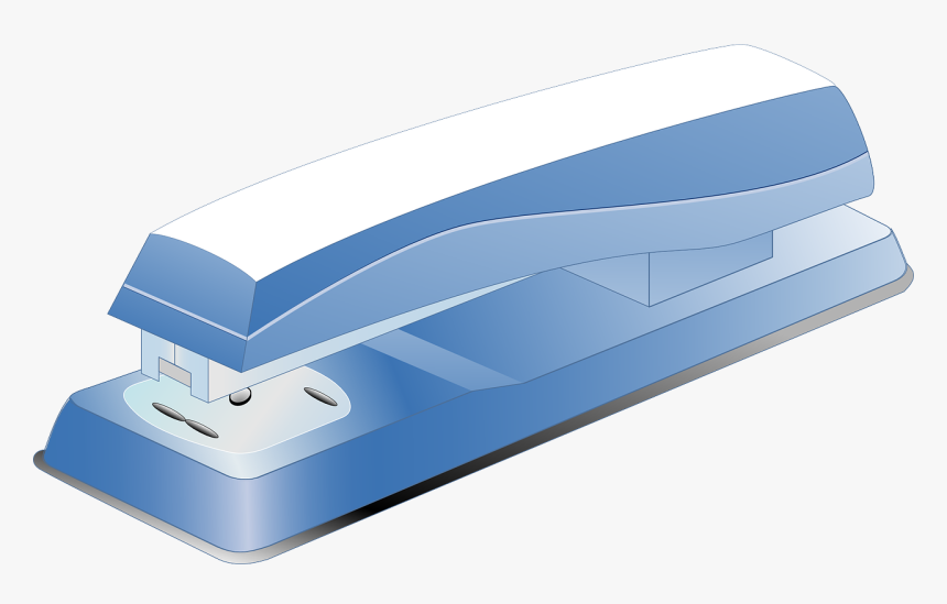 Stapler, Office, Staple, Pin, Stationery, Metal - Blue Stapler Clipart, HD Png Download, Free Download