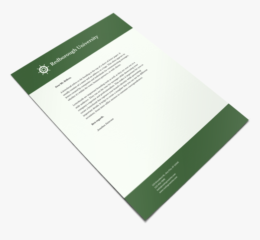 Printing Letterhead With Conquest Graphics - Best Colors For Letterhead, HD Png Download, Free Download