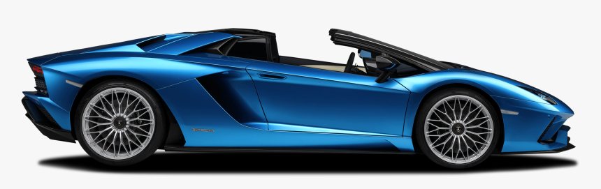 Lamborghini Aventador S Roadster Side View Clipart - Lamborghini Side View Png, Transparent Png, Free Download