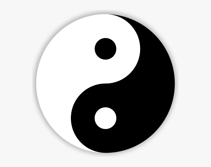 Chinese Yin-yang - Yin And Yang Png, Transparent Png, Free Download