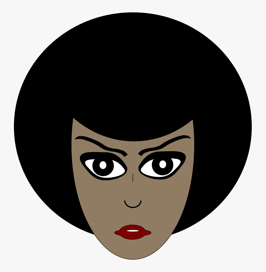 African American Woman Head Transparent, HD Png Download, Free Download