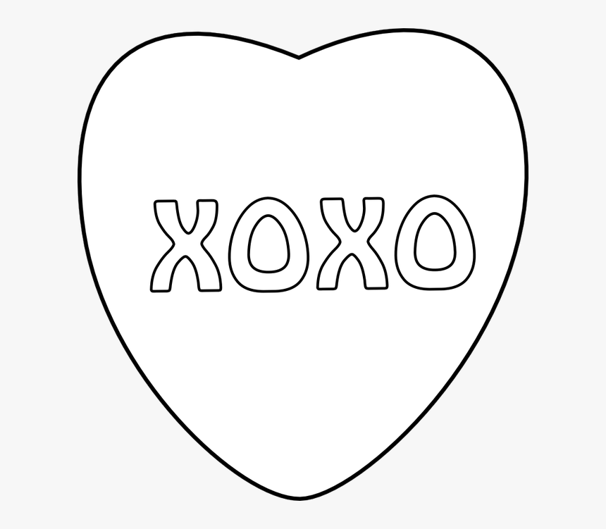 valentine heart clipart black and white