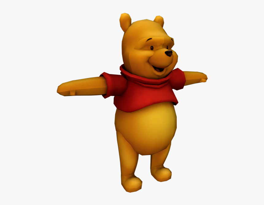 Clip Art Kingdom Hearts Winnie The Pooh - Pooh The Models Resource, HD Png Download, Free Download