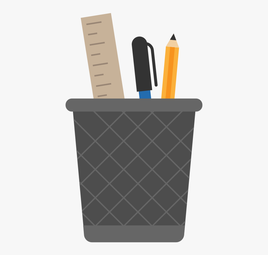 Pen Vector Png - Pencil Holder Vector Png, Transparent Png, Free Download