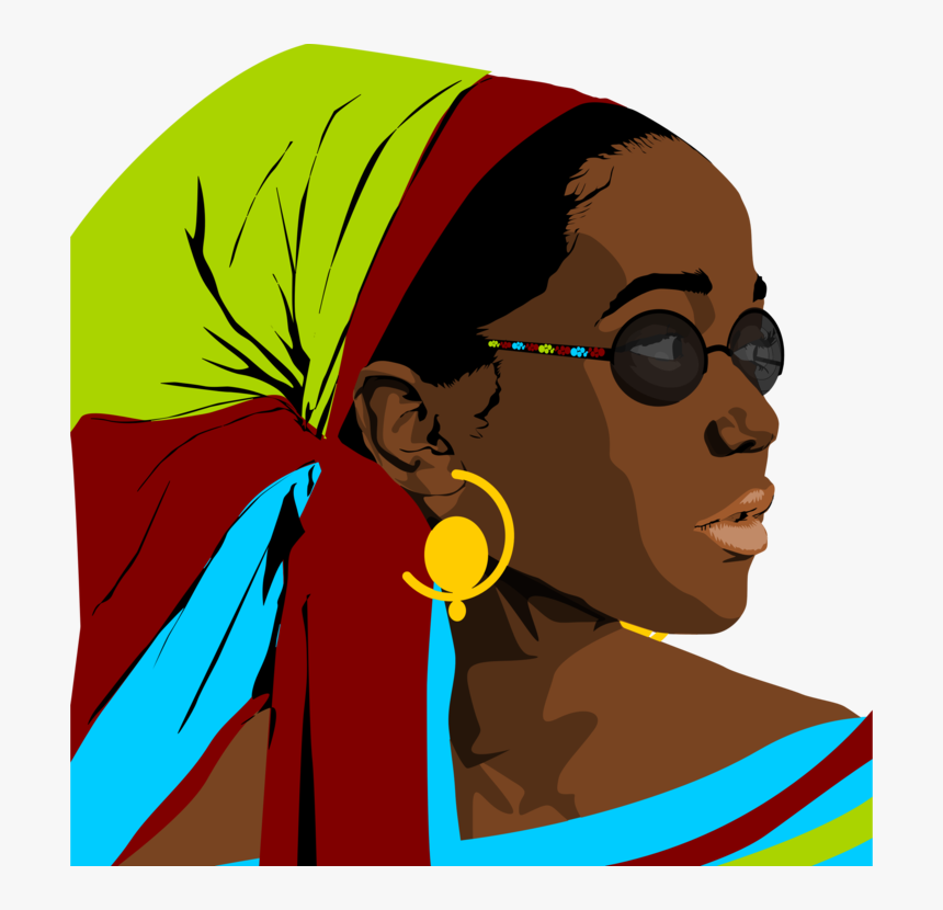 Human Arts - Beautiful Black Woman Clipart, HD Png Download, Free Download