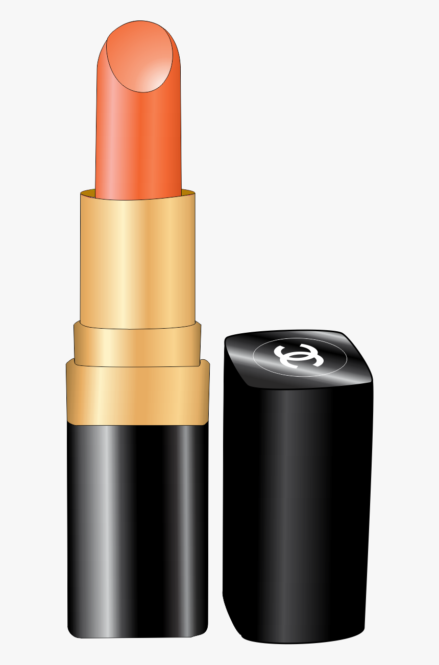 Transparent Makeup Bag Clipart - Batom Desenho Maquiagem Png, Png Download, Free Download