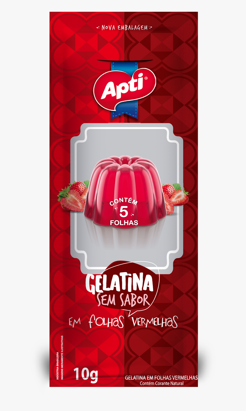 Gelatina Sem Sabor Vermelha, HD Png Download, Free Download