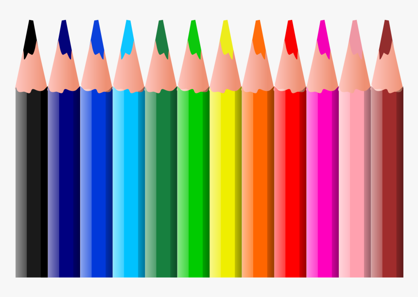 Color Pencil Png Image - Colored Pencils Clip Art, Transparent Png, Free Download