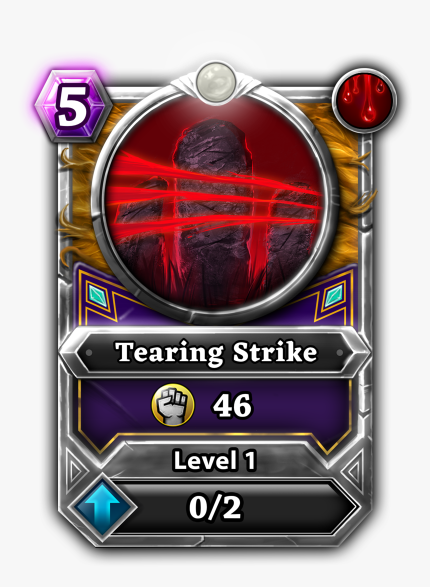 Tearing Strike Card, HD Png Download, Free Download