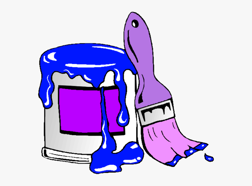 Purple Paint Clipart - Paint Clipart, HD Png Download, Free Download
