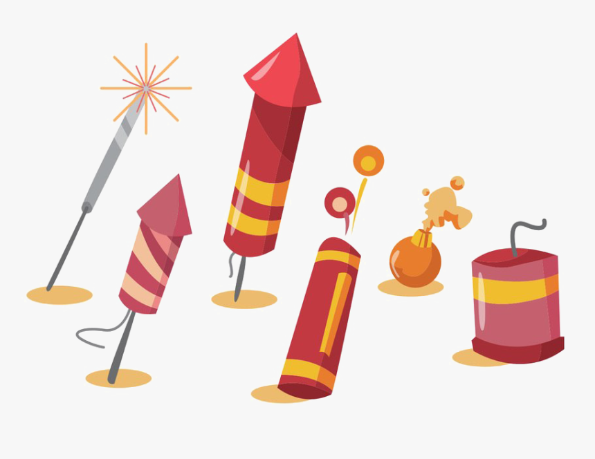 Firecrackers Png Free Download - Vector Firecracker, Transparent Png, Free Download