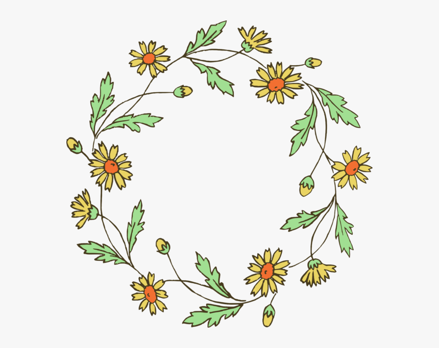 Download Flower Wreath Clipart Transparent Background - Ornaments Png, Png Download, Free Download
