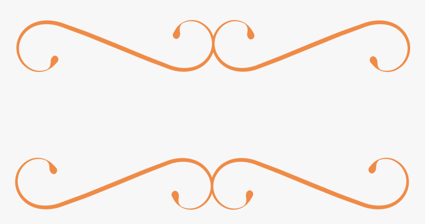 Free Laurel Frames &amp, Arrows Clip Art - Orange Divider Clip Art, HD Png Download, Free Download