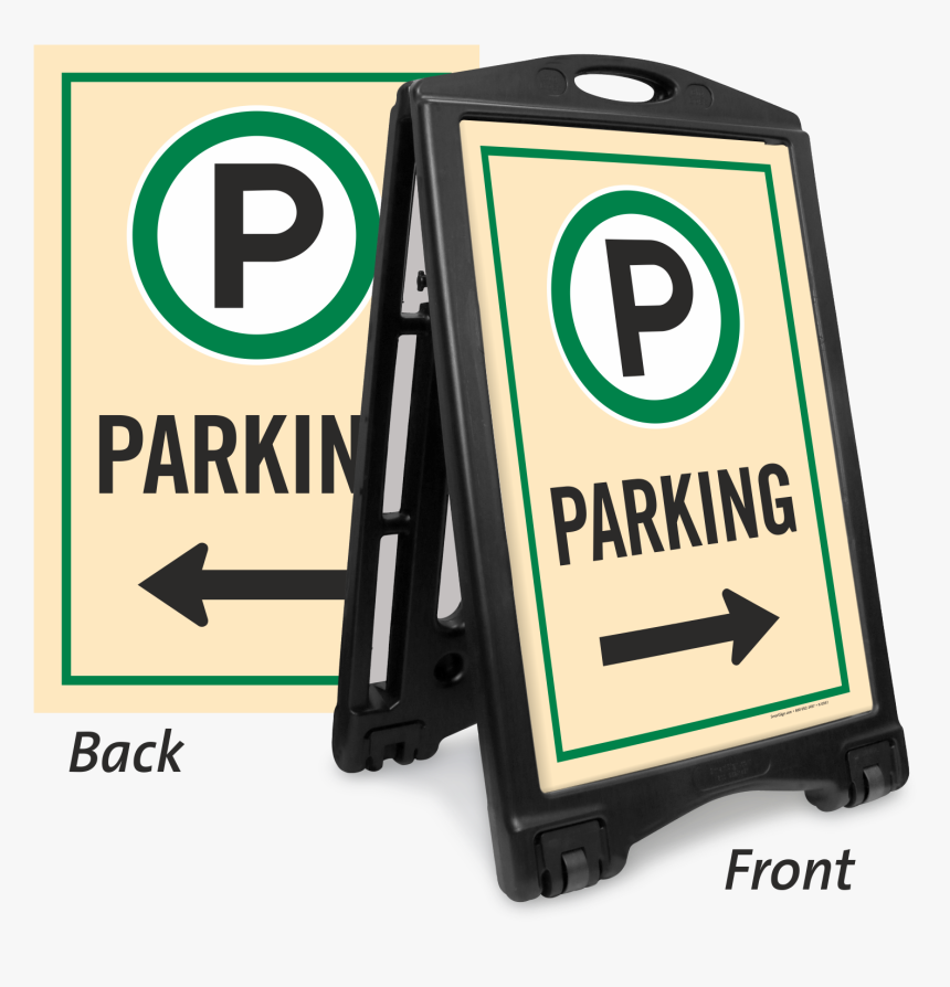 Parking Sidewalk Sign Kit - No Parking Sign Portable, HD Png Download, Free Download