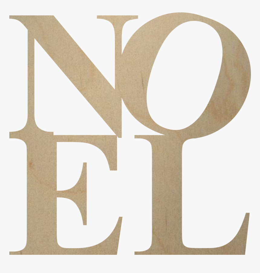 Wooden Noel Cutout Word - Wood Christmas Cut Outs, HD Png Download, Free Download