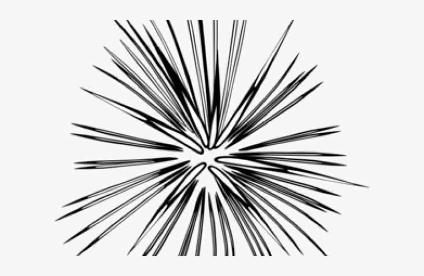 Fireworks Clipart Cracker - Transparent Fireworks Clipart Black And White, HD Png Download, Free Download