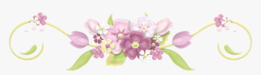 Transparent Ramo De Flores Png - Barras De Flores, Png Download, Free Download