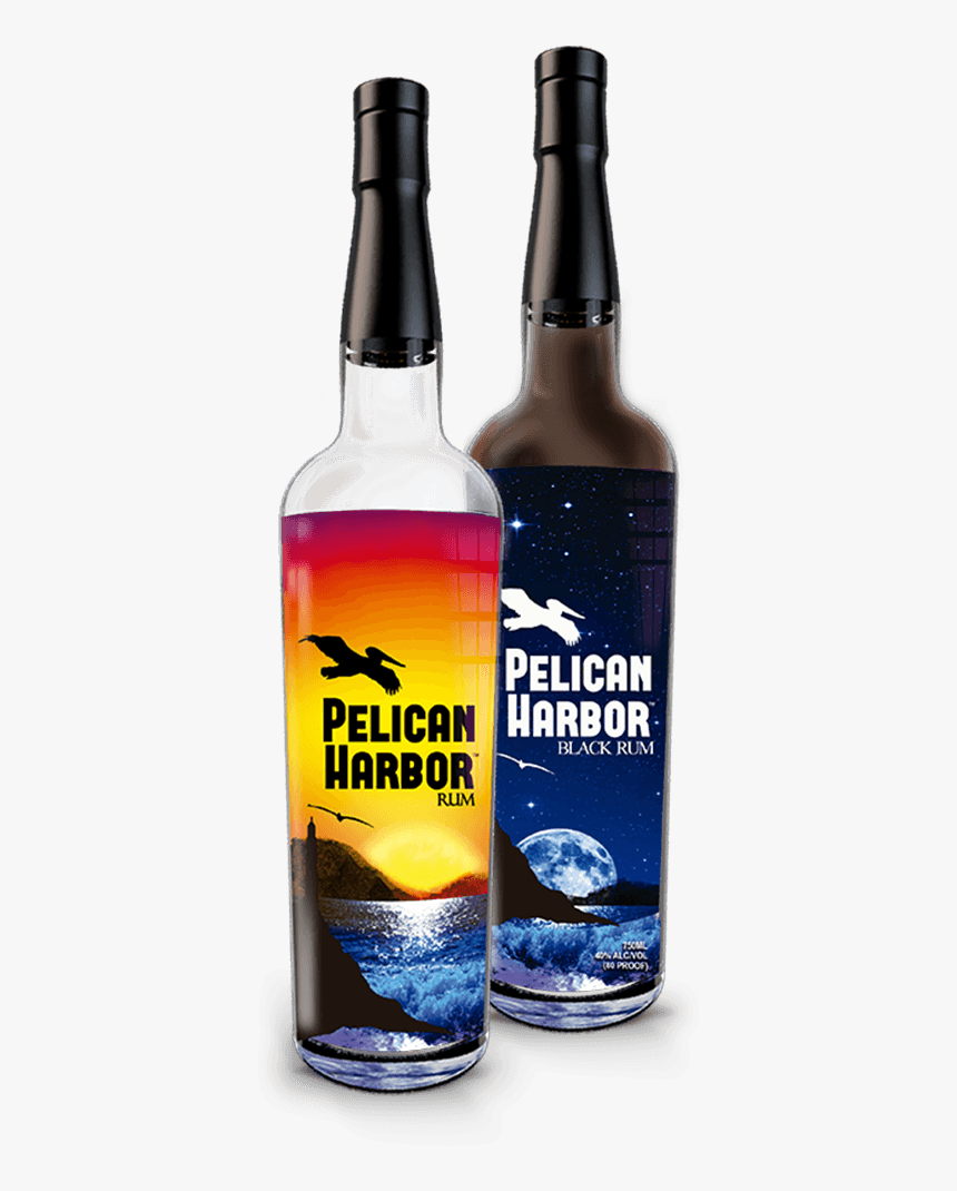 Pelican Harbor Rum - Glass Bottle, HD Png Download, Free Download