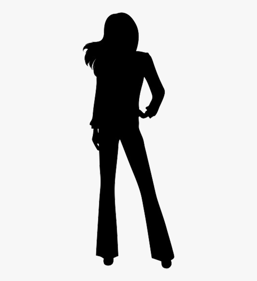 Silhouette Of Woman - Business Woman Silhouette Png, Transparent Png, Free Download