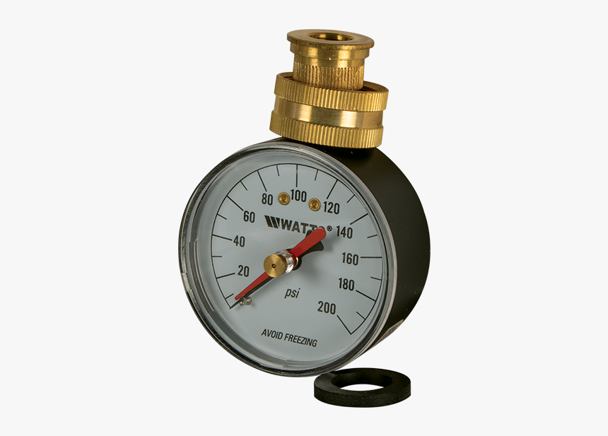 Hl 19036 Pressure Gauge For Garden Hose Spigot - Gauge, HD Png Download, Free Download