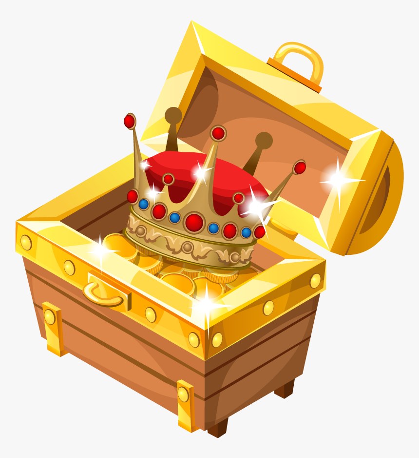 Treasure Jewellery Clip Art - Cartoon Treasure Chest Png, Transparent Png, Free Download