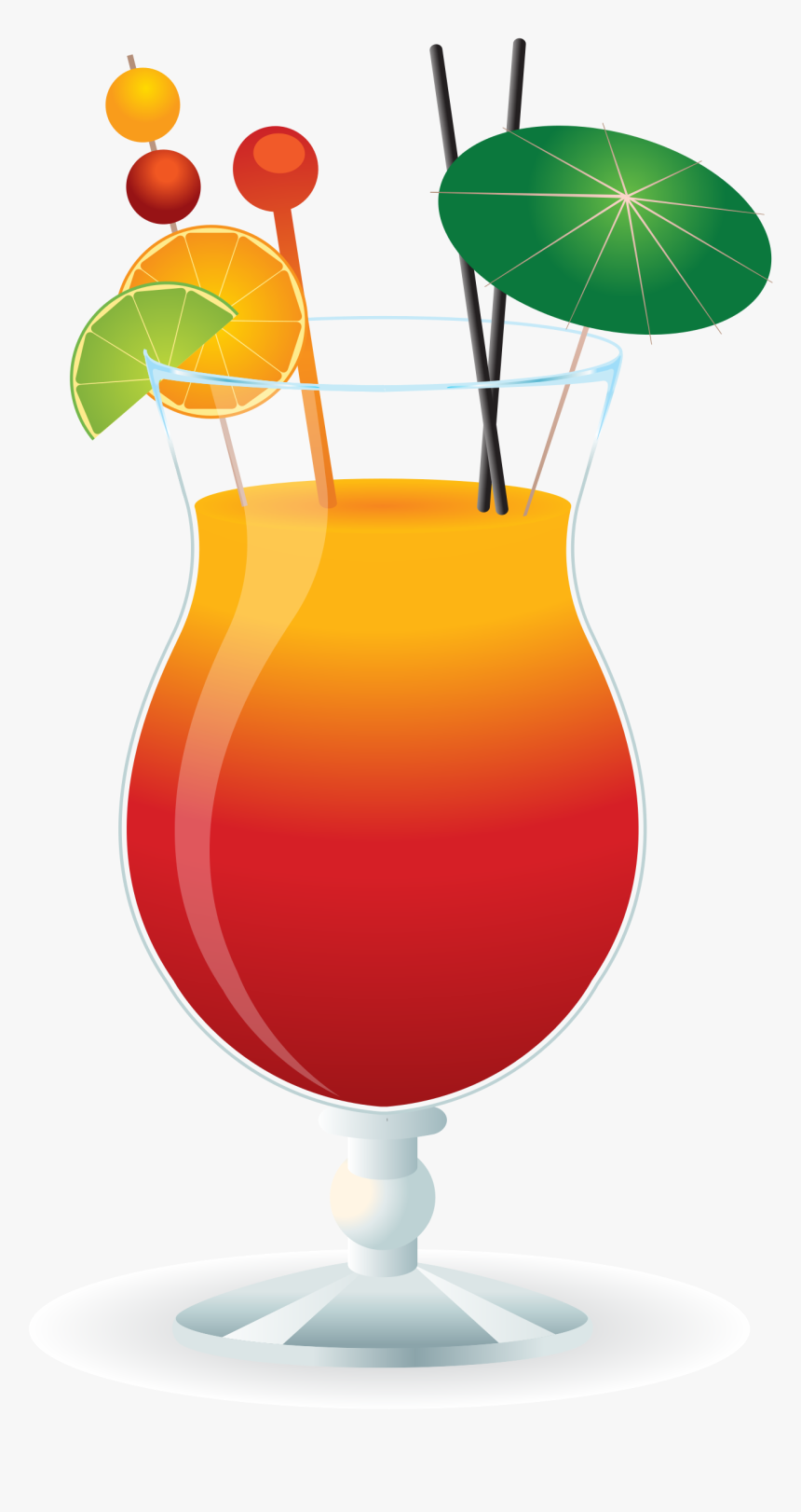 Clip Art Drink Clipart - Clipart Cocktail Glass, HD Png Download, Free Download