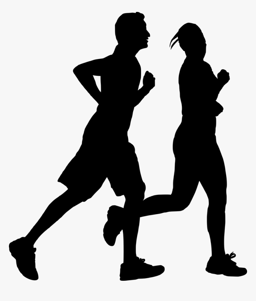 Man, Woman, Running, Morning Run, Husband, Wife - Gambar Orang Yg Sedang Berlari, HD Png Download, Free Download