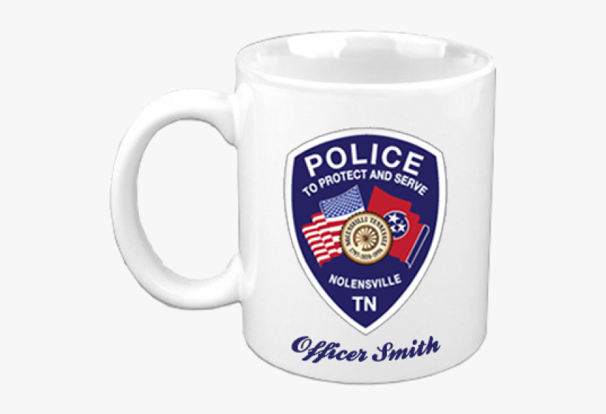 Custom Coffee Mug- White - Nolensville Police Department, HD Png Download, Free Download