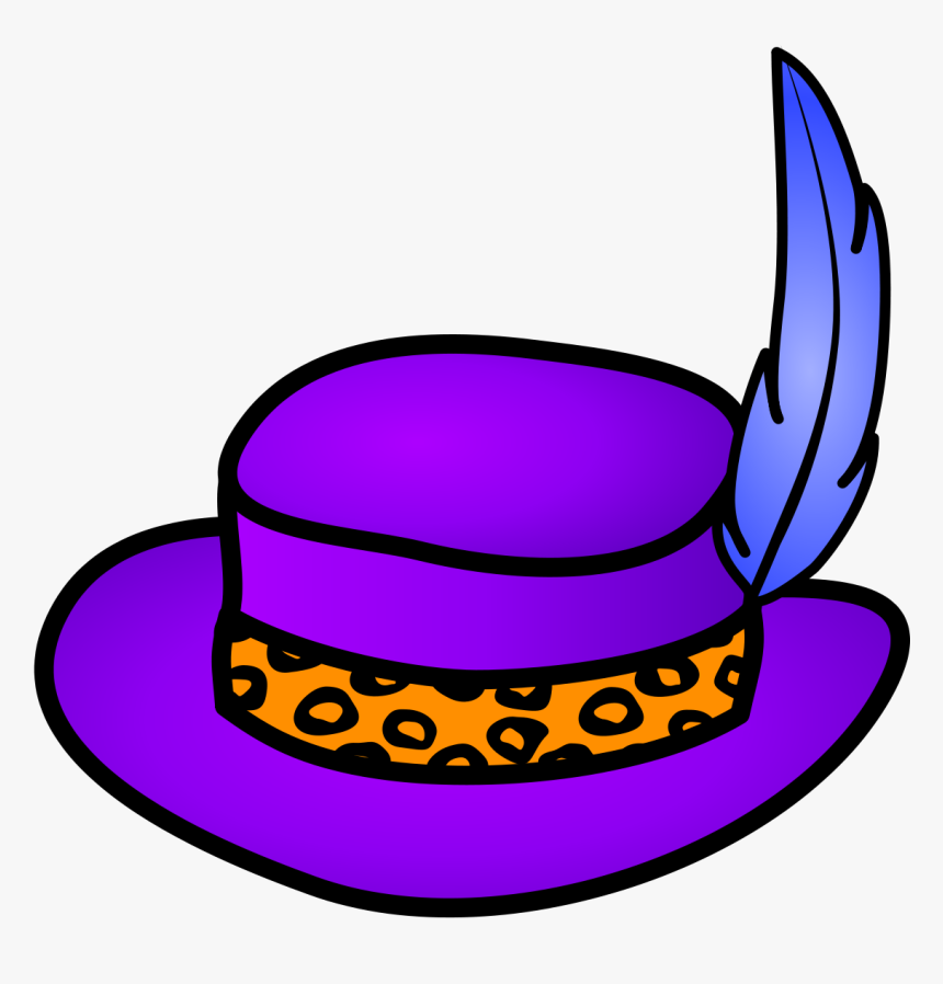 Pimp Hat Clip Art - Hat Clipart, HD Png Download, Free Download