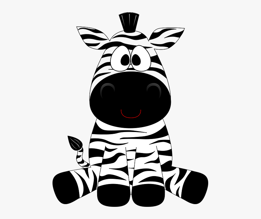 Desenhos Coloridos De Safari - Cartoon Zebra, HD Png Download, Free Download