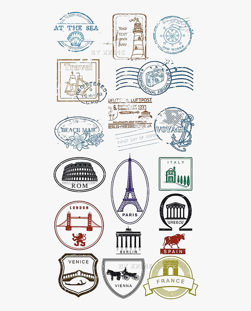 Gunna Be Here In - Europe Passport Stamp Clipart, HD Png Download, Free Download