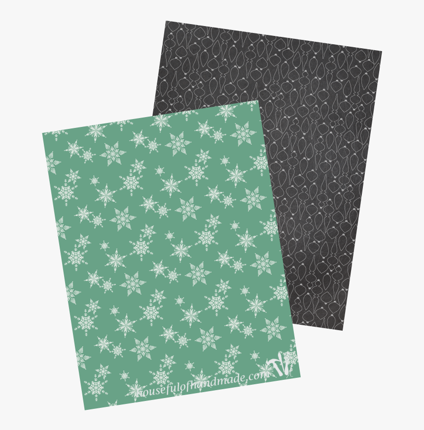 Clip Art Christmas Scrapbook Houseful Of - Christmas Scrapbooking Paper Free Download, HD Png Download, Free Download