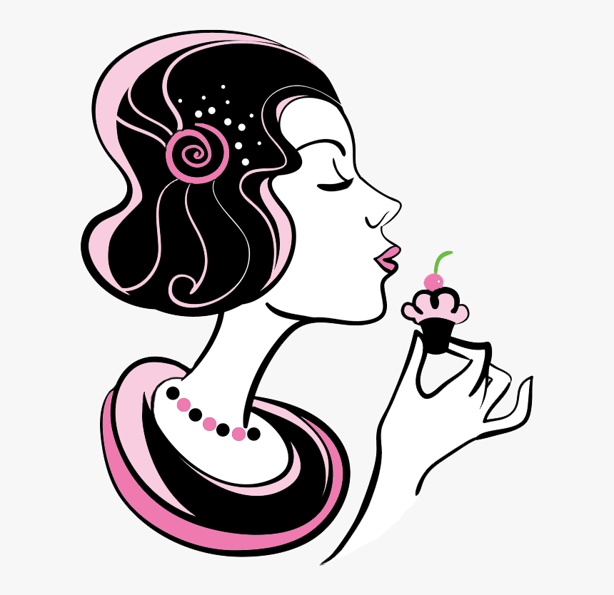 Mdvcakeslogonew2015 - Hand Drawing Cake Woman, HD Png Download, Free Download